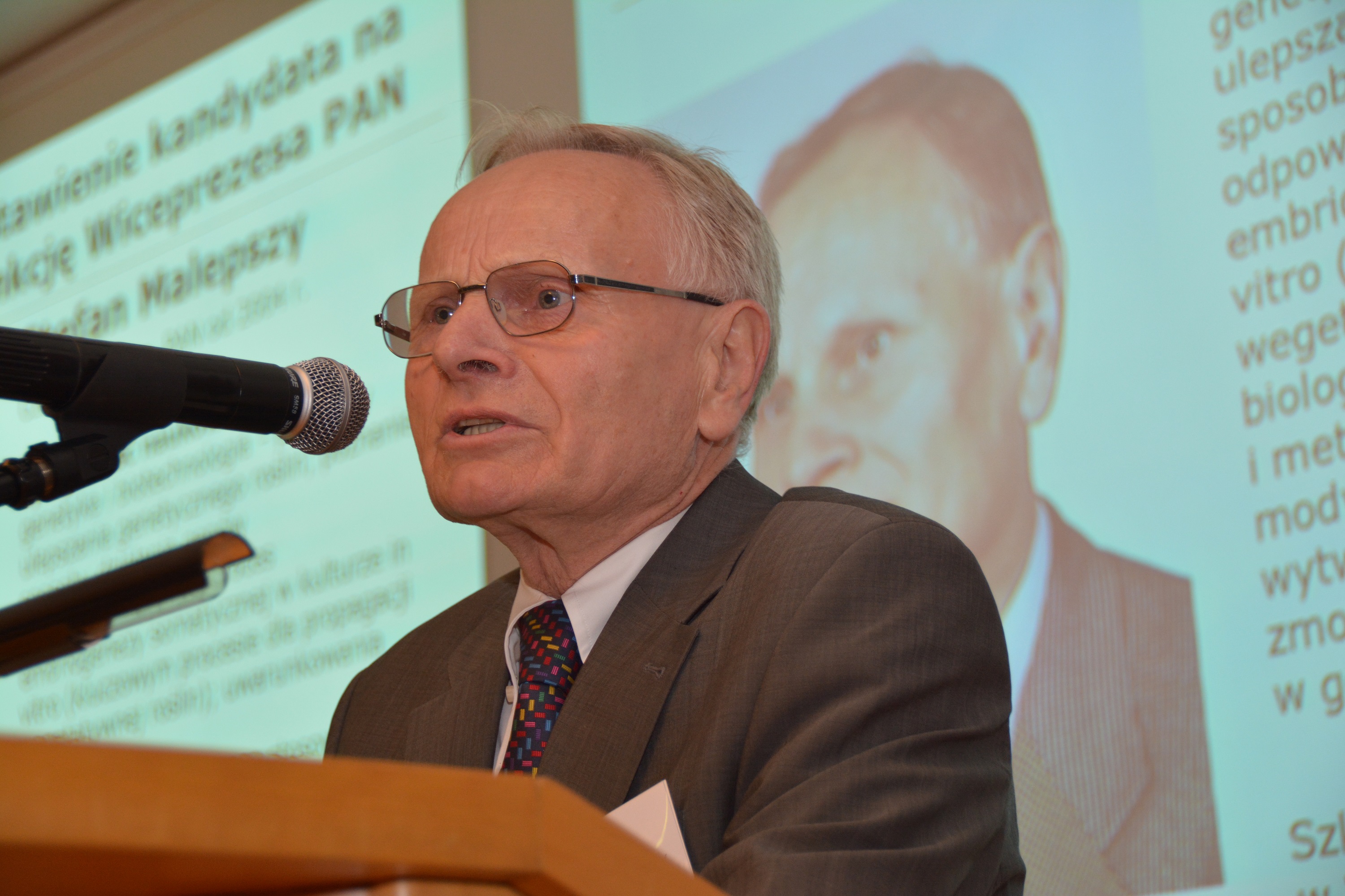 Prof. Stefan Malepszy Fot. M. Mlekicki
